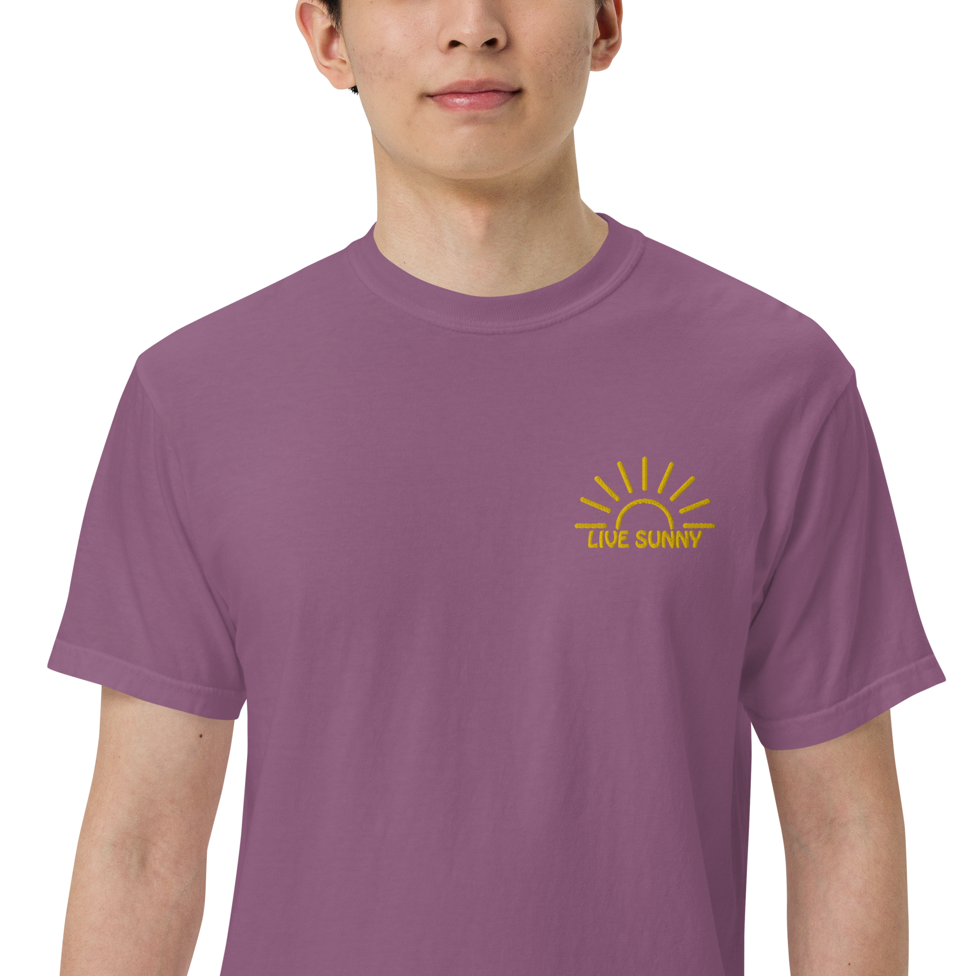 Live Sunny Uni-sex garment-dyed t-shirt – livesunnysunscreen